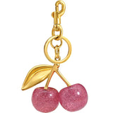 Cherry pink keychain