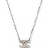Collier CC argenté