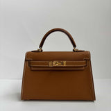 Sac Miya camel 100% CUIR gold hardware