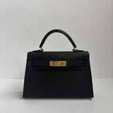 Sac Miya noir 100% CUIR gold hardware