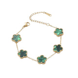 Bracelet Khamsa vert