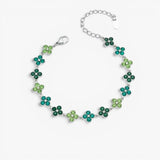 Bracelet Bebeta VERT argenté
