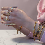 Bracelet CD strass