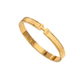 All-gold H bracelet