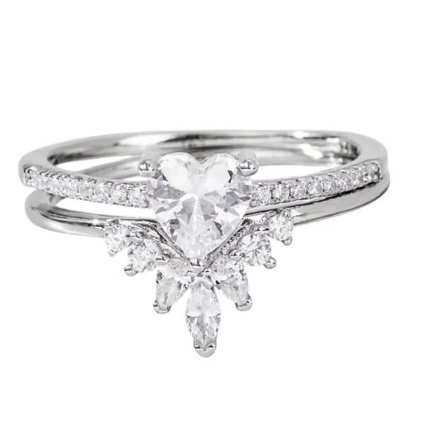 Bague Duo argent