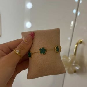 Bracelet Khamsa vert